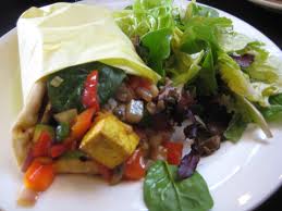 Curry Vegetable Wrap
