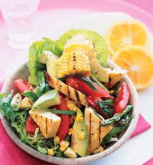 Grilled Veggie Salad with Tofu