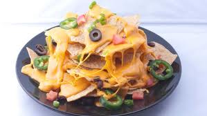 Nachos with soy cheese