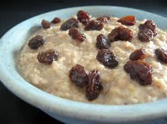 Oatmeal with Raisins