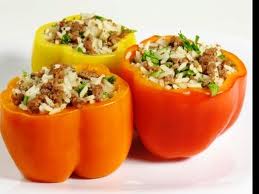 Peppers stufffed with vegetables