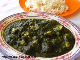 Saag Paneer with Tofu